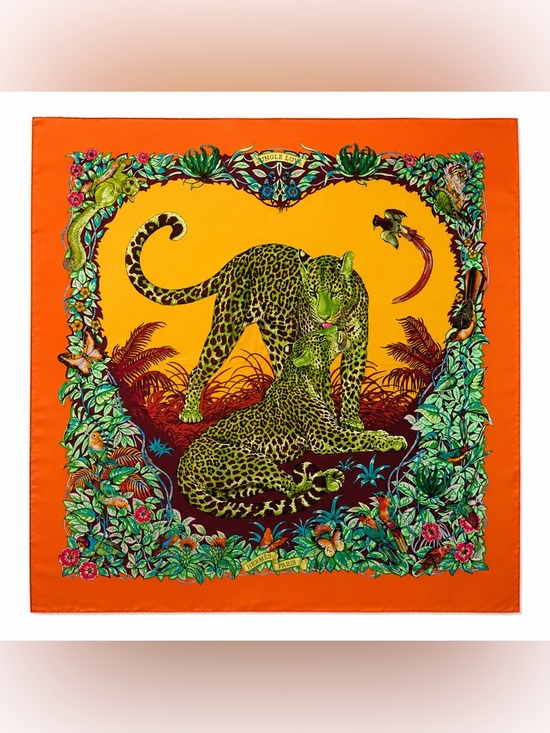 Hermes Accessories - Hermès Jungle Love Silk Scarf